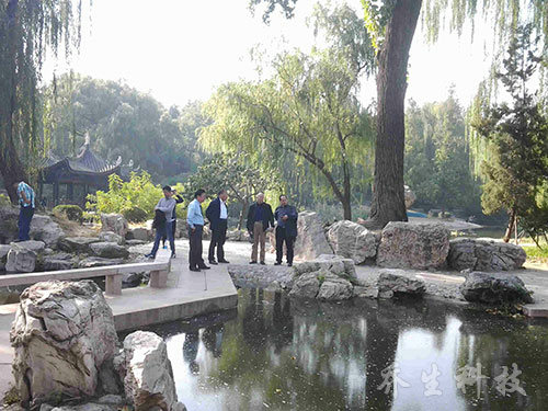 北京陶然亭公园污染水体治理