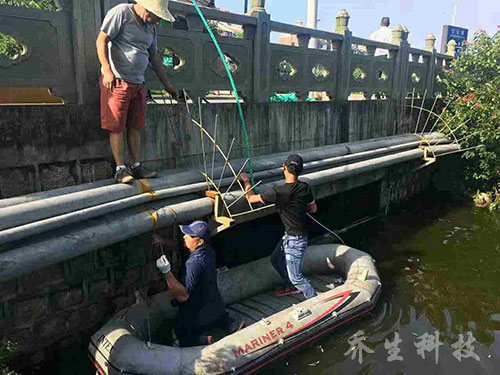 舟山市普佗区鲁家峙河治理过程图
