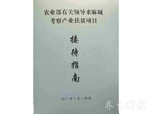 考查麻城产业扶贫项目